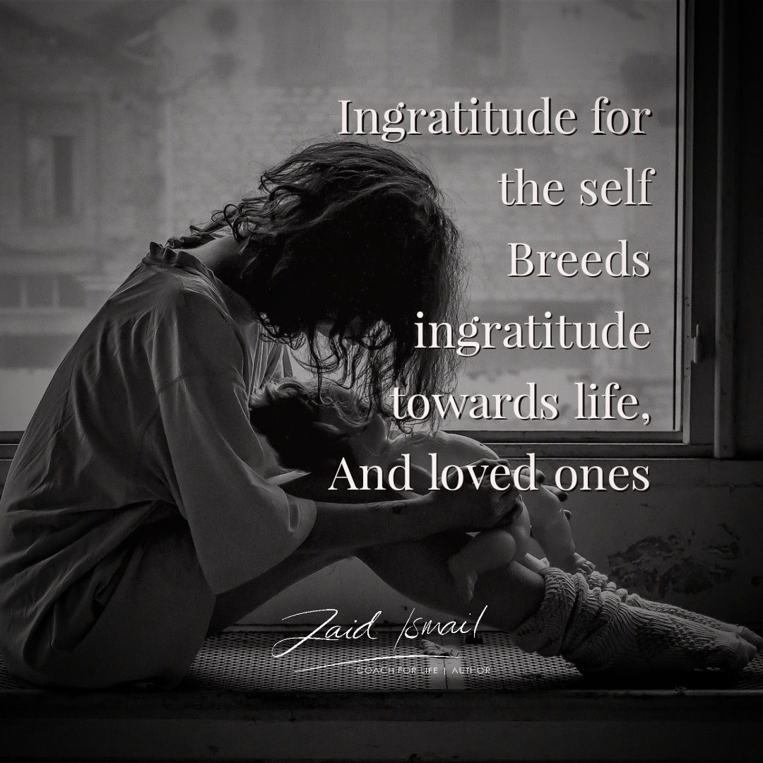 Ingratitude breeds ingratitude