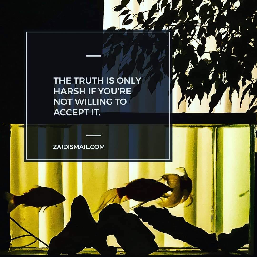 Be true about seeking truth