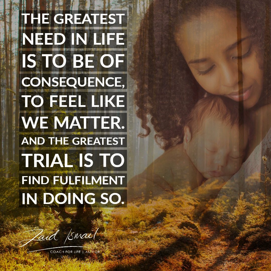 Do you matter to you?