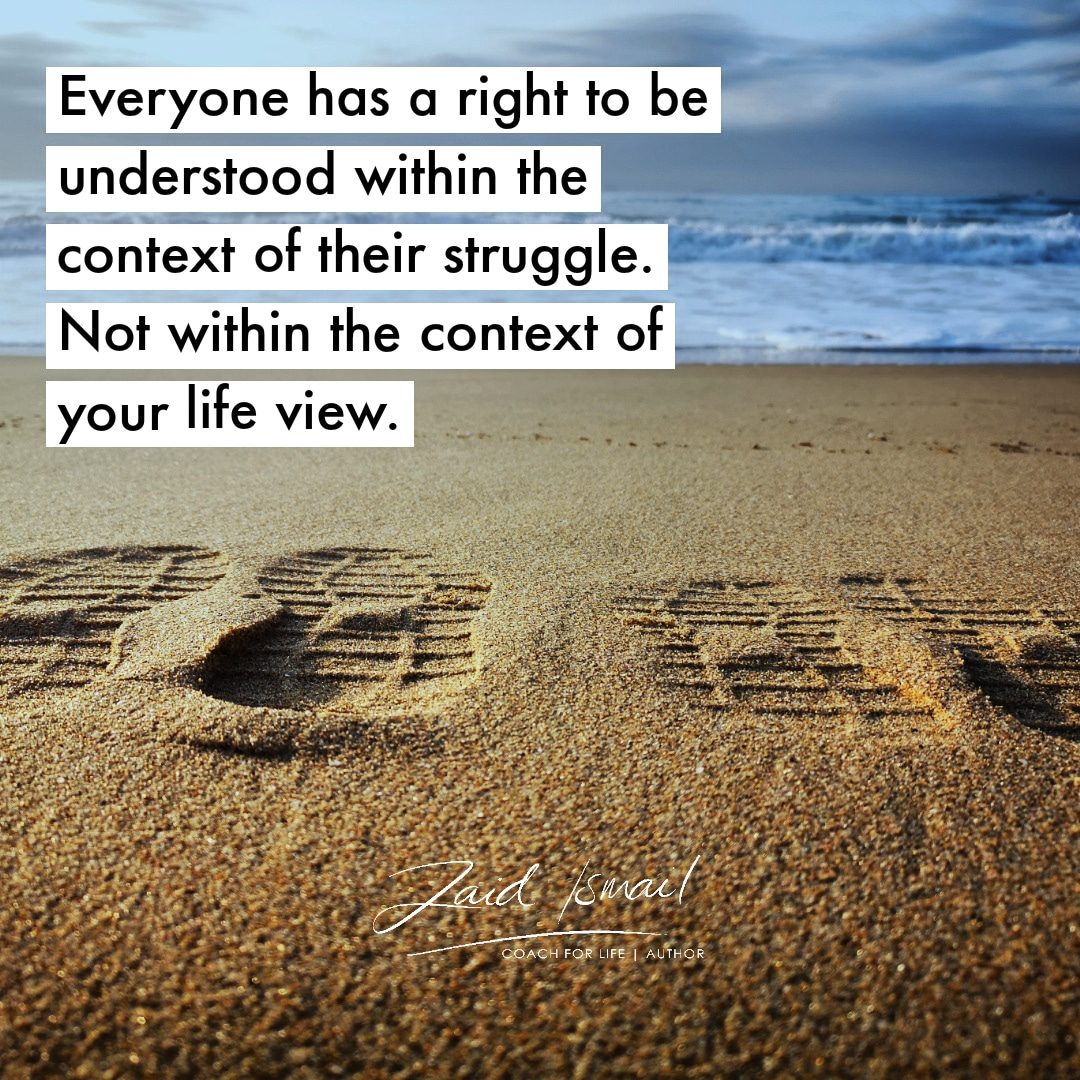 Judge as you wish to be judged