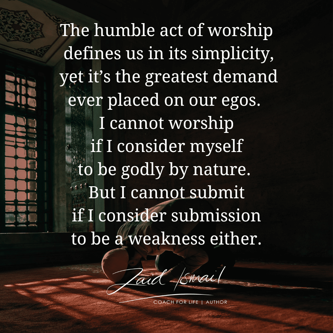 Beware the ego of prayer