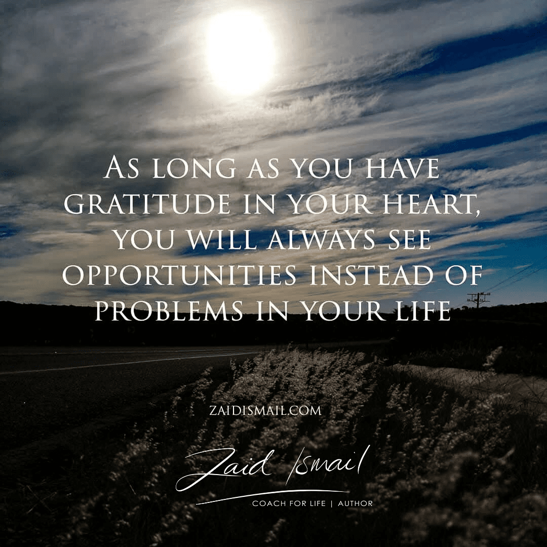 Be blessed, not entitled