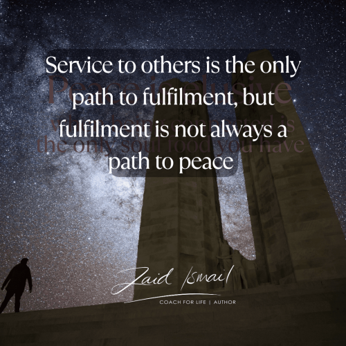 Don’t serve to be seen